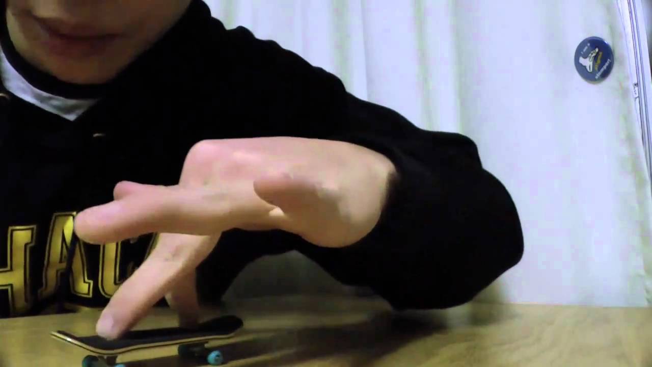 Fingerboard trick tip - Frontside 180 Ollie (FS 180) - Gary Chin