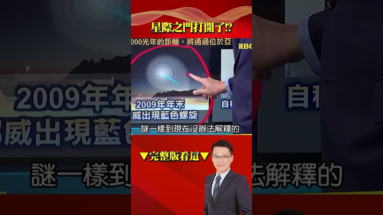 3萬光年外「巨型太空船」打開星際之門！？ 挪威詭異藍光螺旋就是「星際之門」？！ @57BreakingNews #shorts