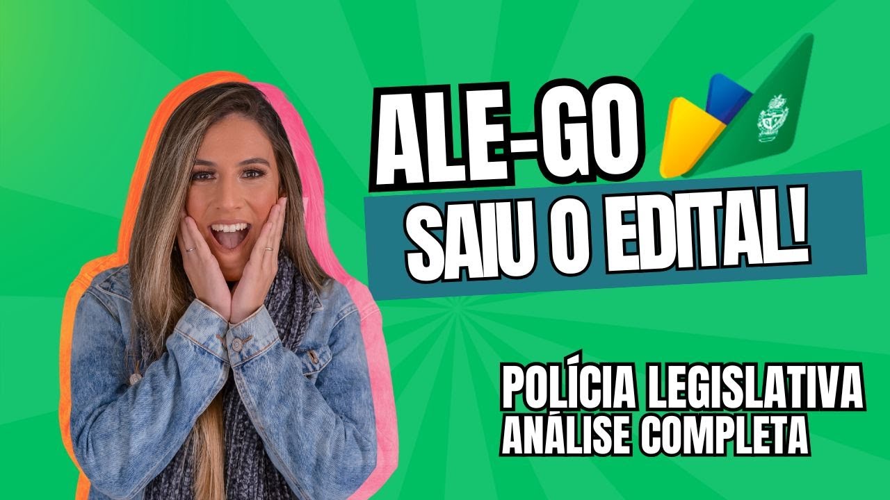 ALEGO SAIU EDITAL!! ANALISE COMPLETA CARGO DE POLICIAL