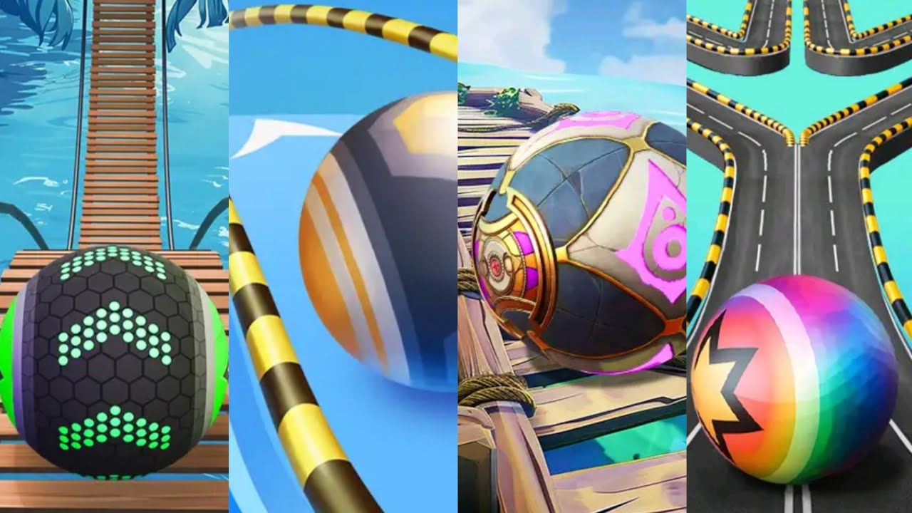 Going Balls Funny Fails VS Action Balls, Rolling Balls Balance ,Temple Rolling Ball Walkthrough 349