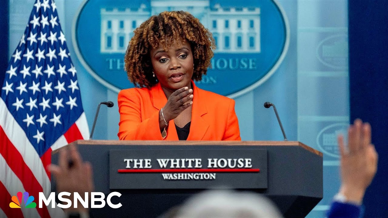 WATCH: White House Press Briefing as Democrats debate about Biden’s path forward
