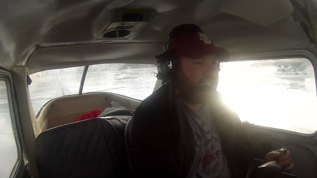 Alaska Aviation - Cessna 150 Flight in Heavy Turbulence - Full Flight