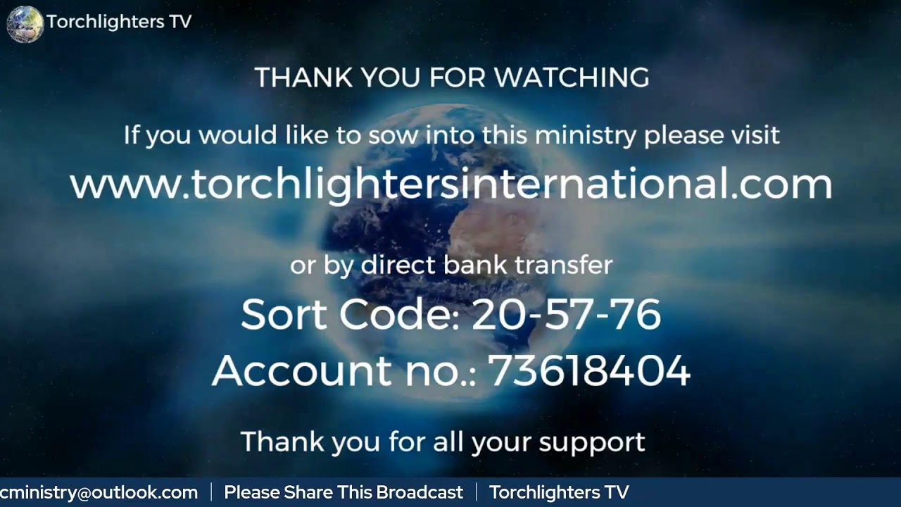 Torchlighters International Ministry Broadcast with Pastor Joyce Vassel