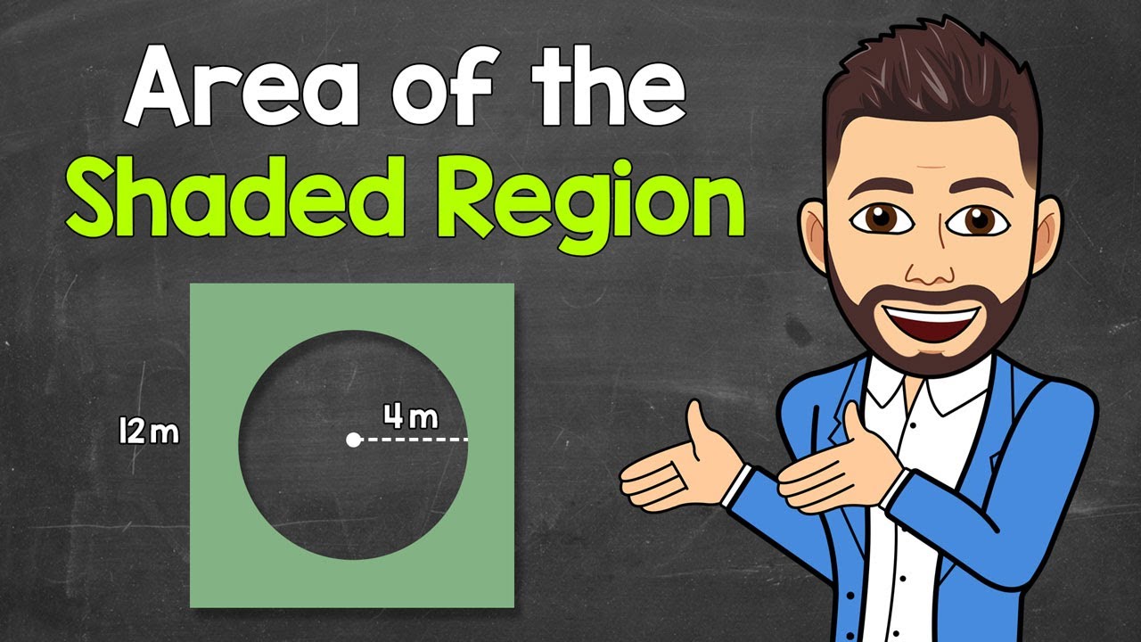 How to Find the Area of the Shaded Region | Circle in a Square | Math with Mr. J