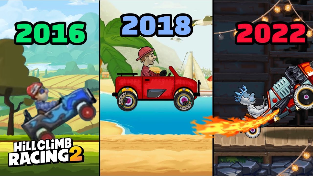 Hill Climb Racing 2 History! All Updates 🔥