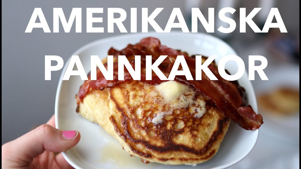 Fluffiga amerikanska pannkakor | mitt b&auml;sta recept!