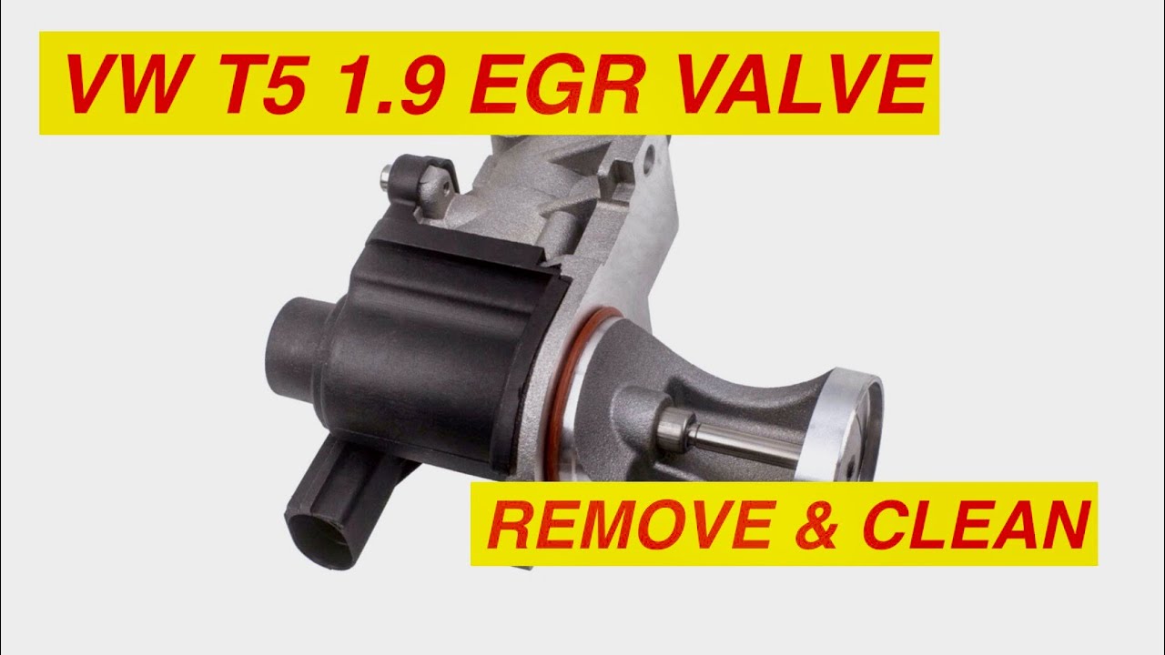 How to remove and clean EGR Valve VW T5 1.9 (AUDI SEAT SKODA)