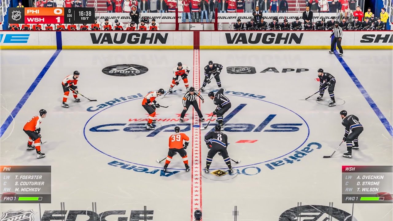 NHL 25 Gameplay - Washington Capitals vs Philadelphia Flyers PS5