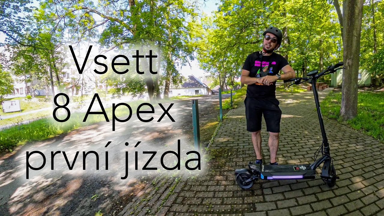 Vsett 8 Apex - podvozek jak v Rollsu 🤩. První jízda