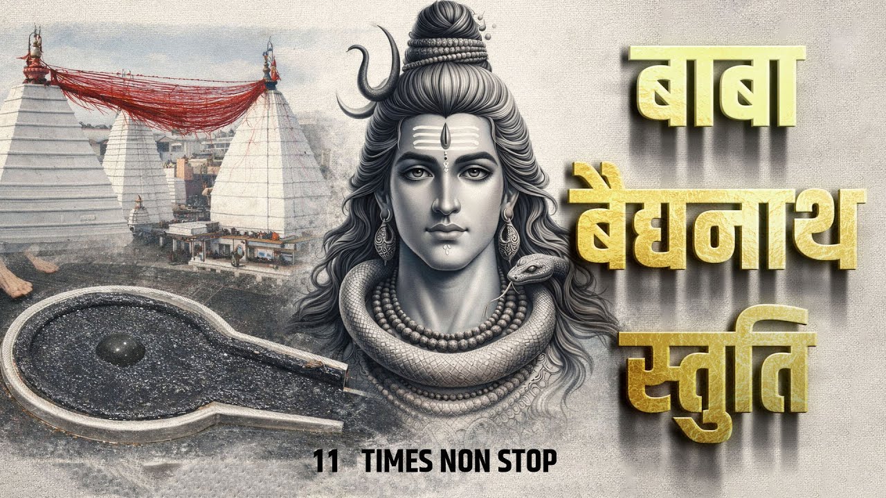 BABA BAIDHNATH DHAM STUTI 11 TIMES NONSTOP | बाबा बैद्यनाथ स्तुति 11 बार