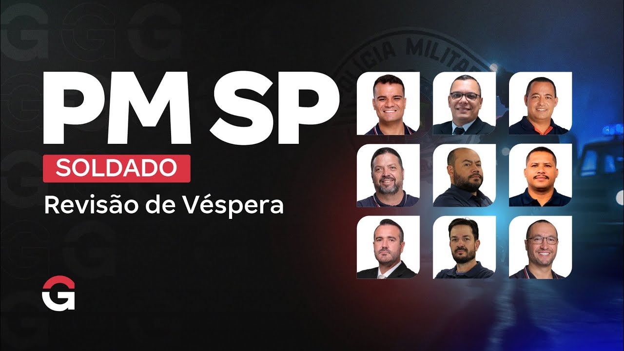 Concurso PM SP: Revisão de Véspera para Soldado