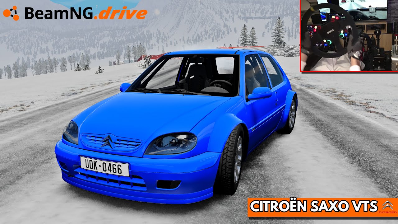 CITROËN SAXO VTS Sur BeamNG.Drive !  Simagic