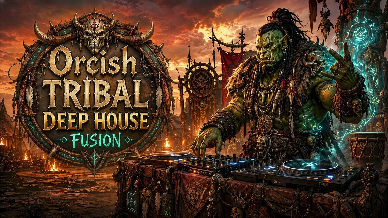 Greenskin Grooves | Orcish Tribal Deep House Fusion | Rhythmic Percussion, Low Strings & War Horns