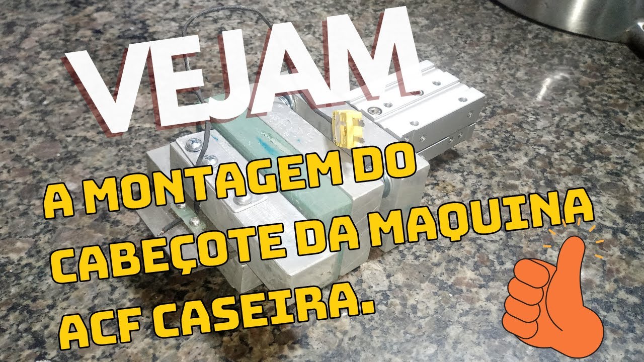 VEJAM A MONTAGEM DO CABEÇOTE DA MAQUINA ACF CASEIRA PASSO A PASSO.
