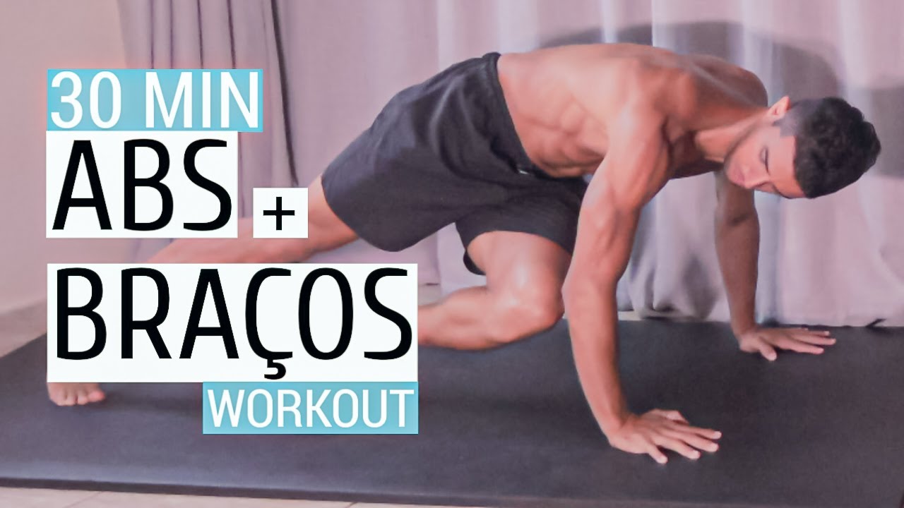 30 MIN Queimar os Braços e Abs|Sem Pesos, Sem Repetição