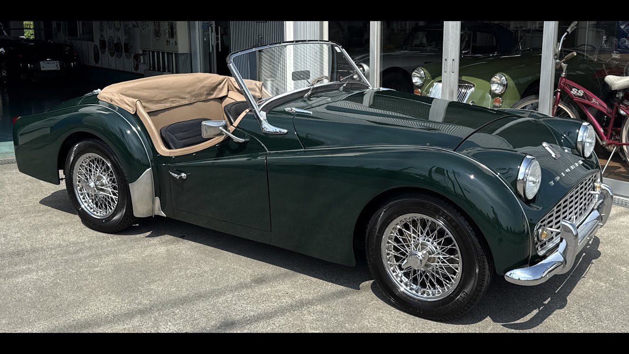 1958y TRIUMPH TR3A 入庫しました！