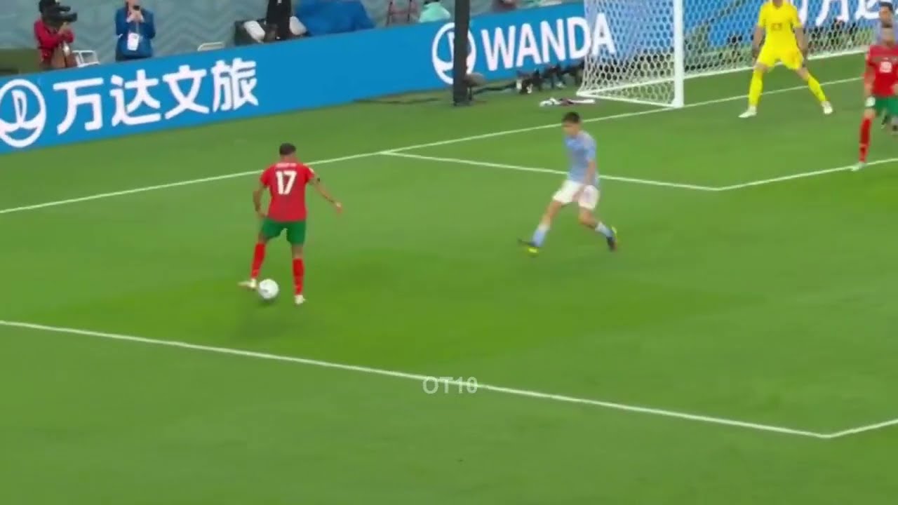 Sofiane Boufal Destroying Spain - WORLD CUP 2022