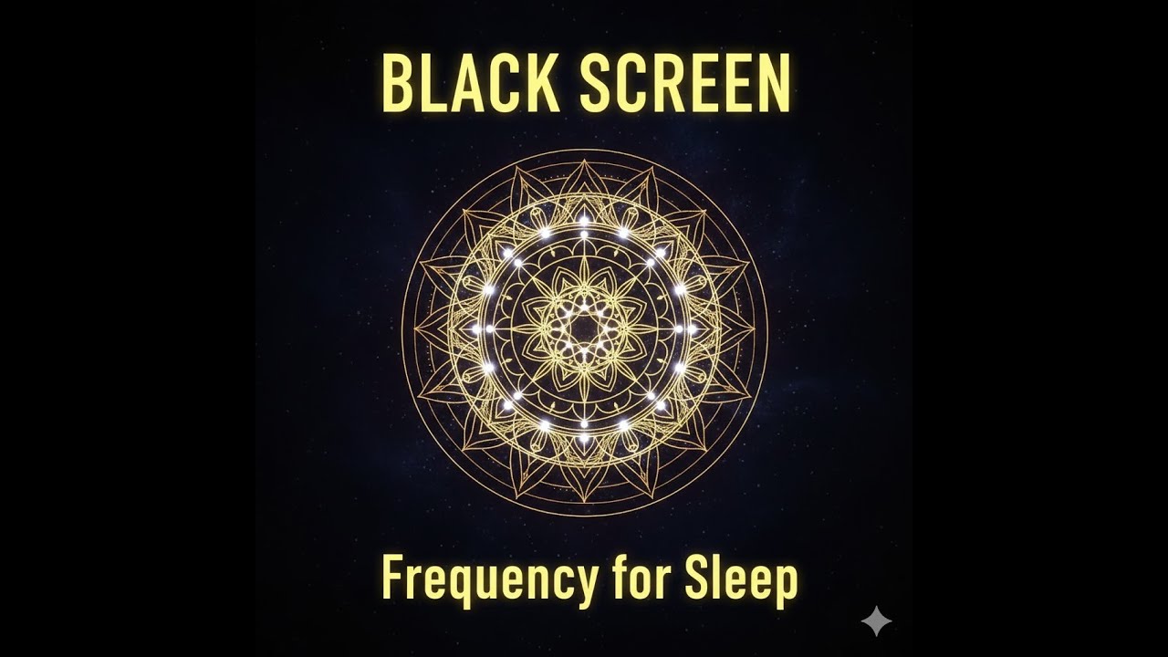 777 Hz | Pitch Black Screen | 12 Hours | Repair & Deep Rest