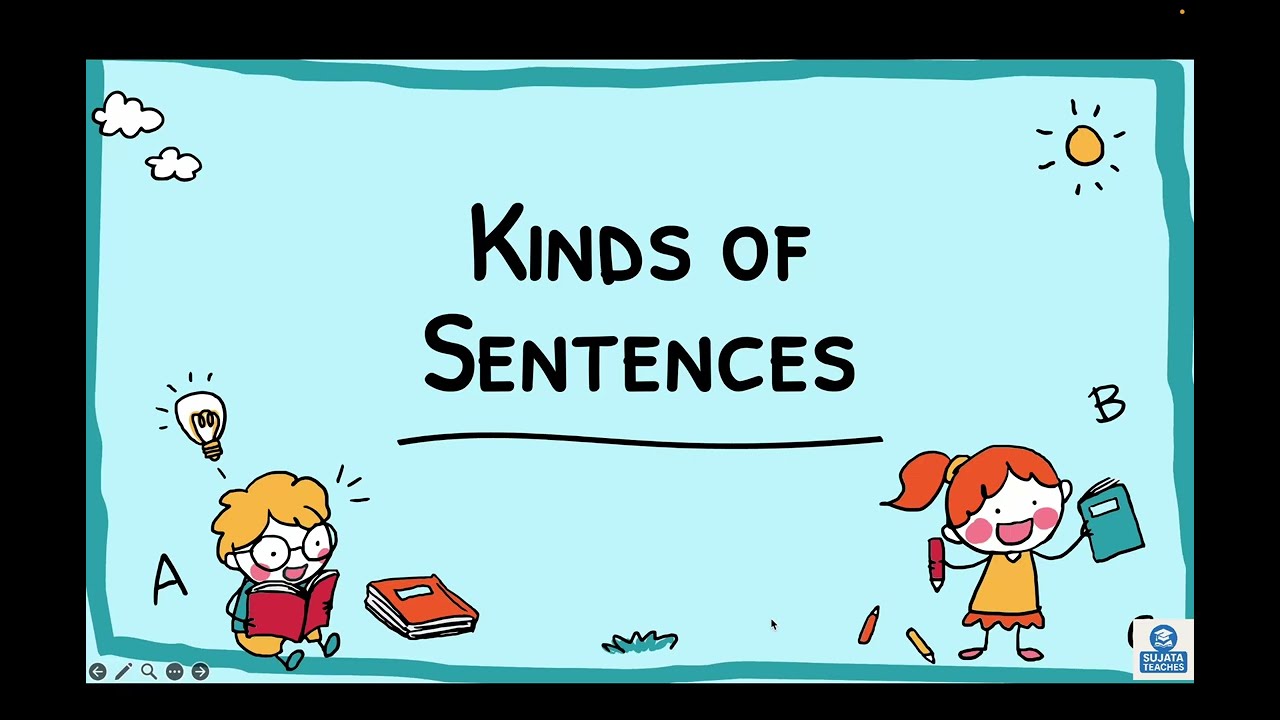 📝 Kinds of Sentences | English grammar | Sujata Teaches