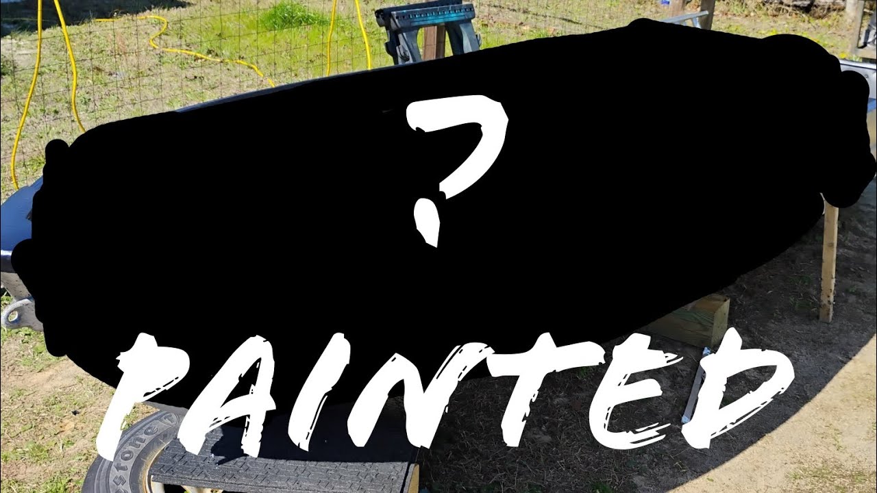 Painted my USED boat *marketplace boat project