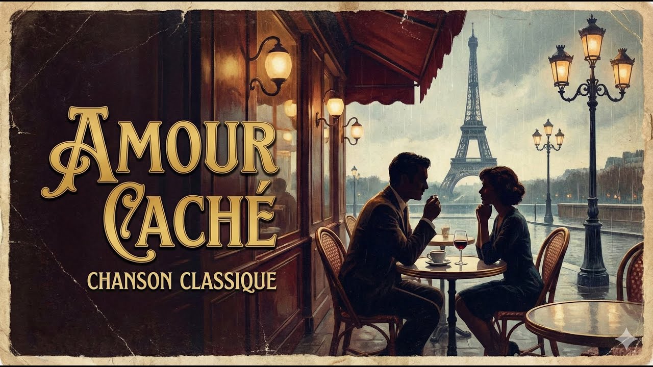 Amour Caché (Cover 1) - Relaxing Paris Ambience ☕