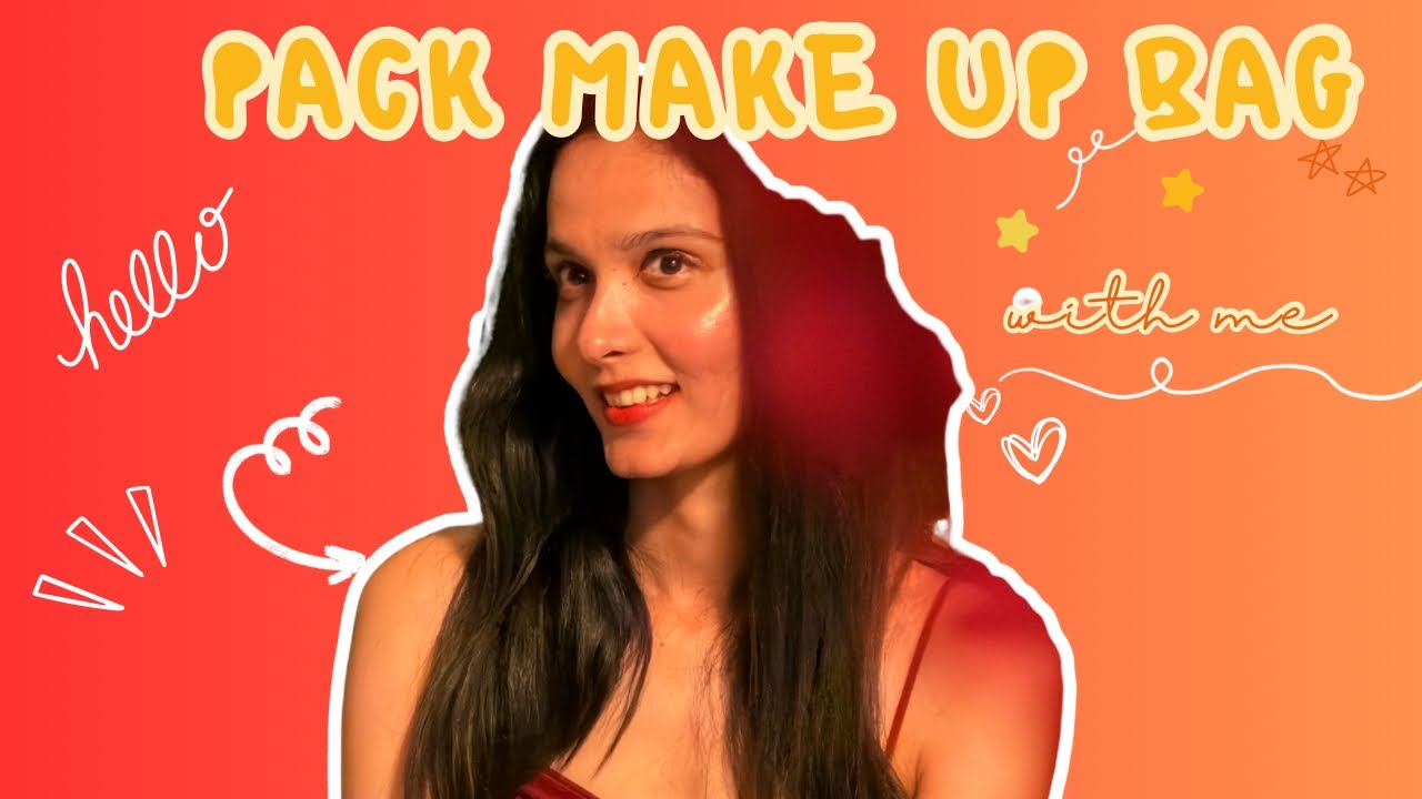 Pack with me | pack with me for vacation | Make up bag | what's in my makeup pouch malayalam 