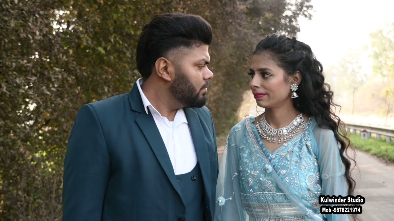 Best prewedding 🥰Dharampreet & Nisha 🥰 Kulwinder Studio Musapur Mob 9878221974📹📹