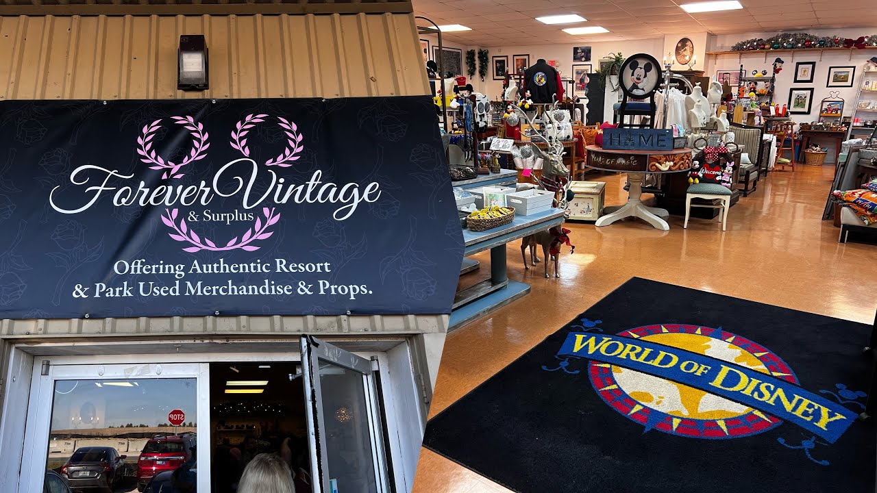 Shopping For Disney Props & Memorabilia At The NEW Forever Vintage & Epcot With Some Friends