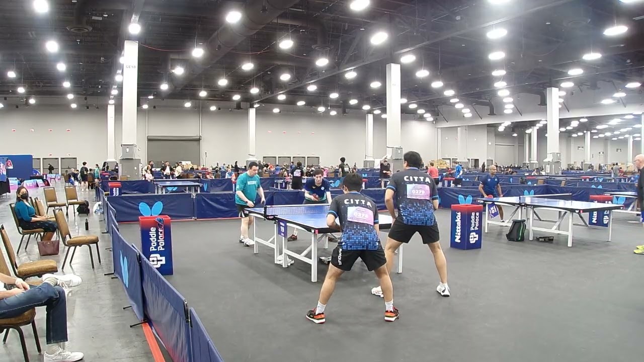 2025 U.S. Open Championships, Game 1/5, Table Tennis, Family Generational Doubles Semi Finals