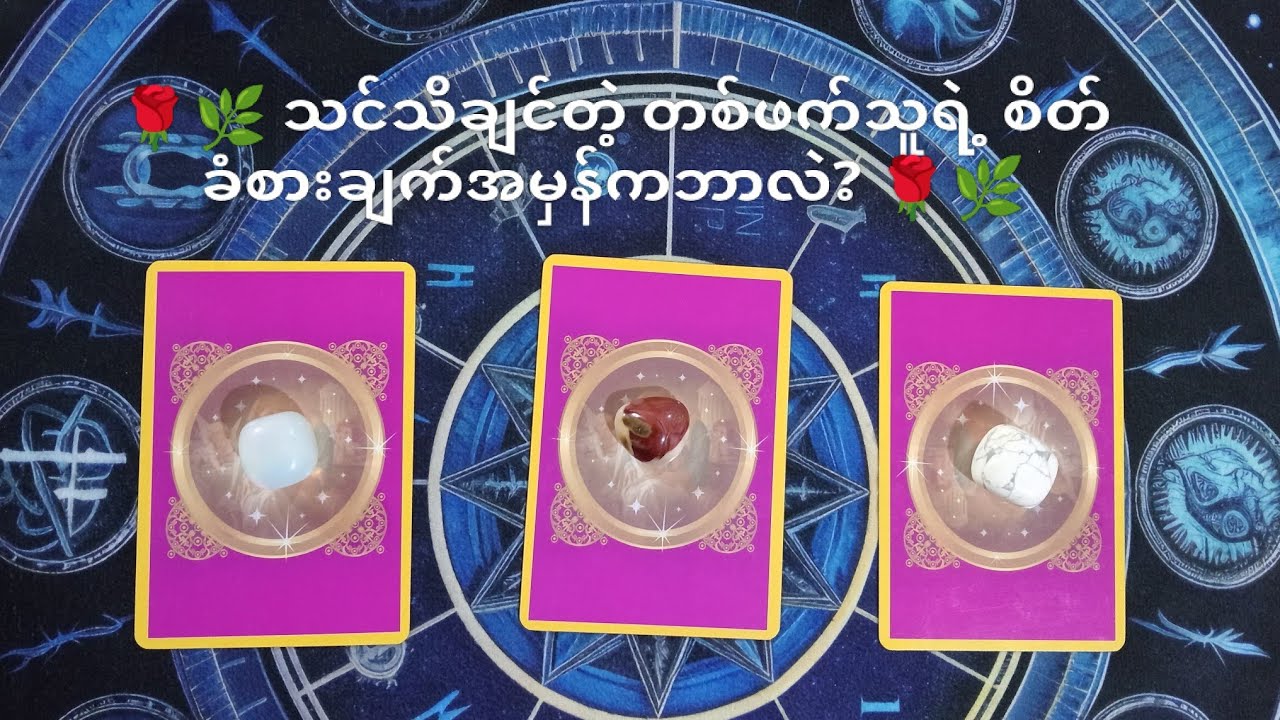 🌹🌿 သင်သိချင်တဲ့ တစ်ဖက်သူရဲ့ စိတ်ခံစားချက်အမှန်ကဘာလဲ? 🌟 Pick A Pile 🌟