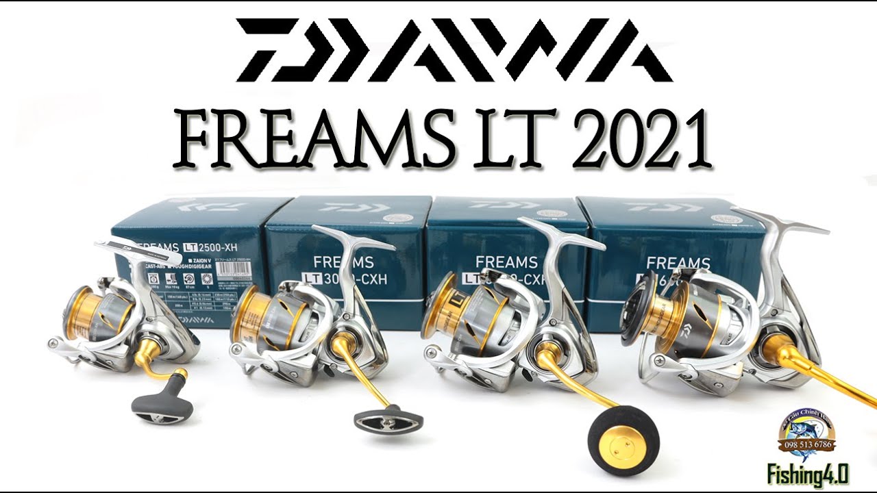Máy Câu Daiwa FREAMS LT - New 2021 - Made in Viet Nam - Mượt Mà - Chống Thấm.