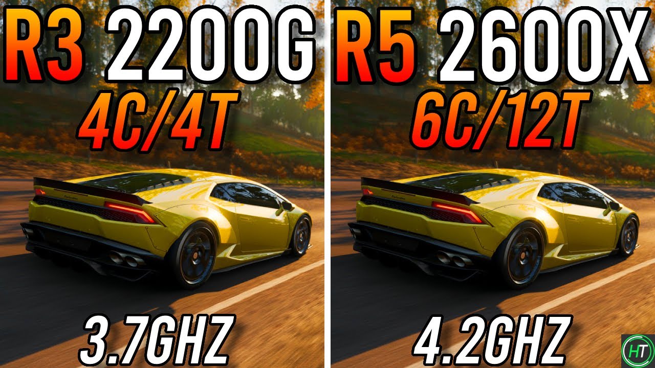 Ryzen 3 2200G vs Ryzen 5 2600X in 2022 - RTX 3070