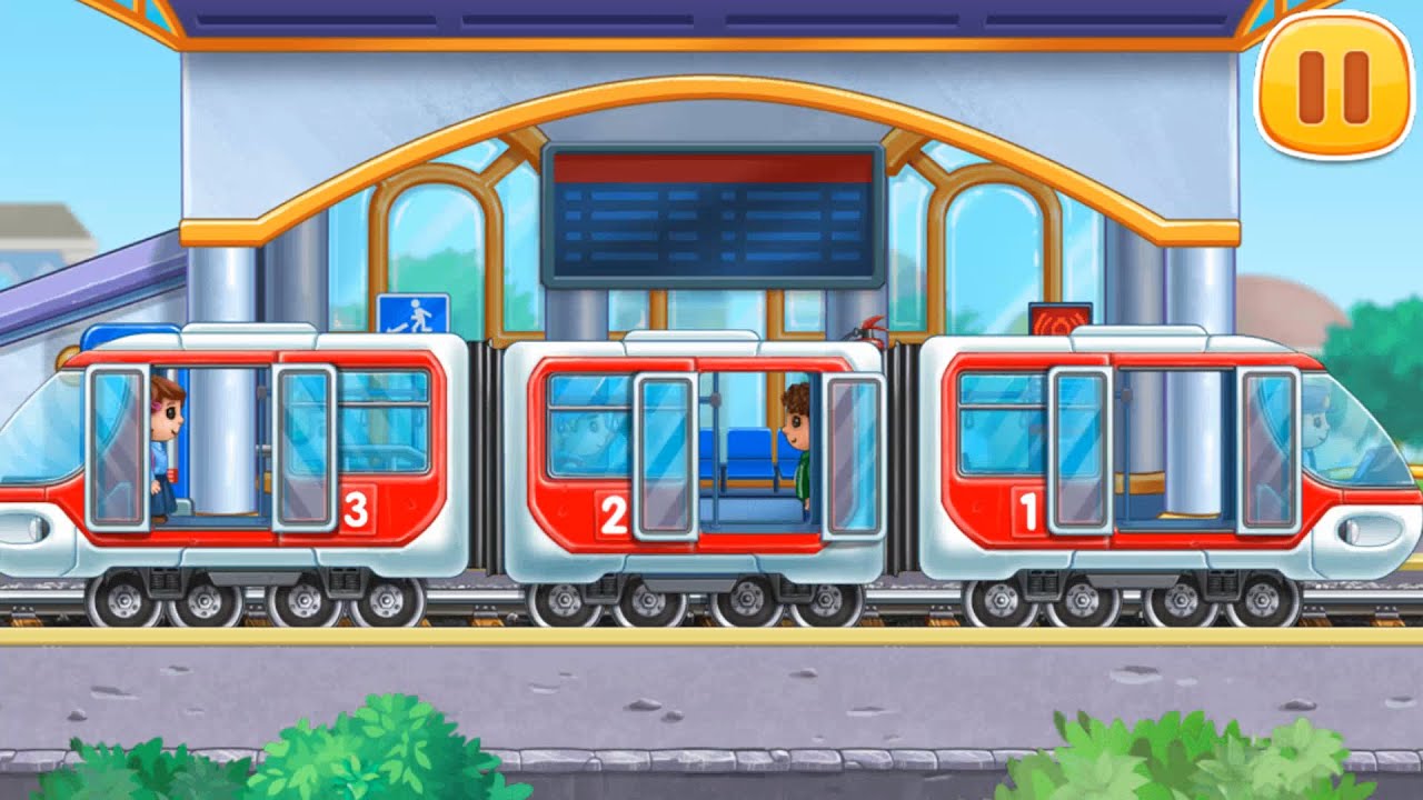 PERMAINAN KONTRUKSI ANAK-ANAK MEMBANGUN STASIUN DAN REL KERETA API BAWAH TANAH | GO KIDS INDONESIA
