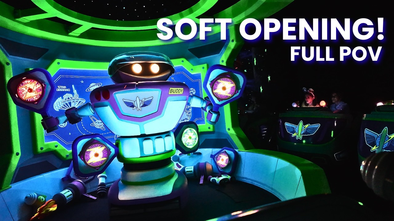 Buzz Lightyear Reopened 🚀 | Space Ranger Spin Queue & POV Ride-Through (Soft Opening)