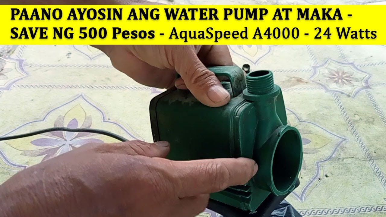 How to Repair Aquaspeed A4000 Submersible Pump Not Working & Save 500 Pesos (Filipino Version)