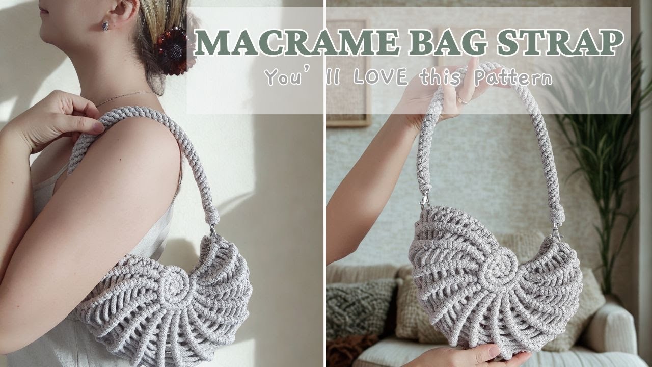 Macrame Strap Tutorial – Perfect for Handmade Bags!