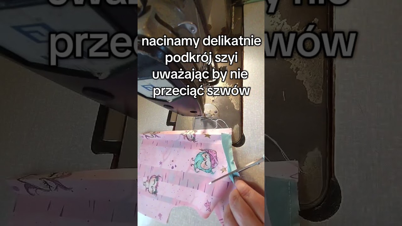 Jak wykończyć lamówką podkrój szyi 