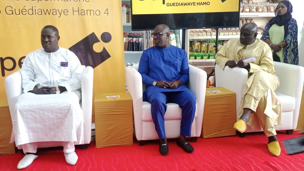 INAUGURATION DU SUPECO GU&Eacute;DIAWAYE HAMO 4 : Un Supermarch&eacute; pour le bien-&ecirc;tre des populations