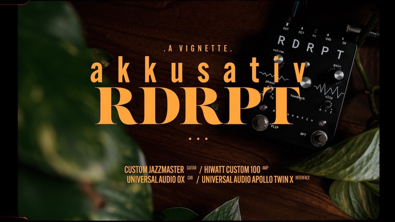 Another way to get MORE from your pedals! Akkusativ - RDRPT Feedback Looper | Vignette Demos