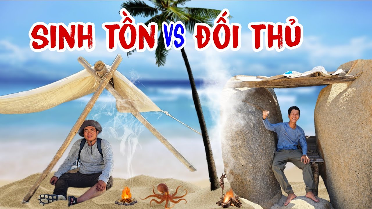 Thử thách sinh tồn với khách mời | Survival on deserted island