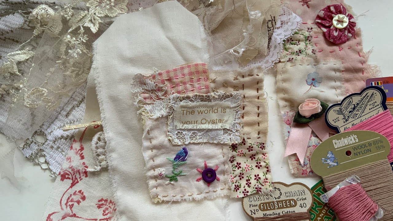 How To Slow Stitch A Fabric Tag