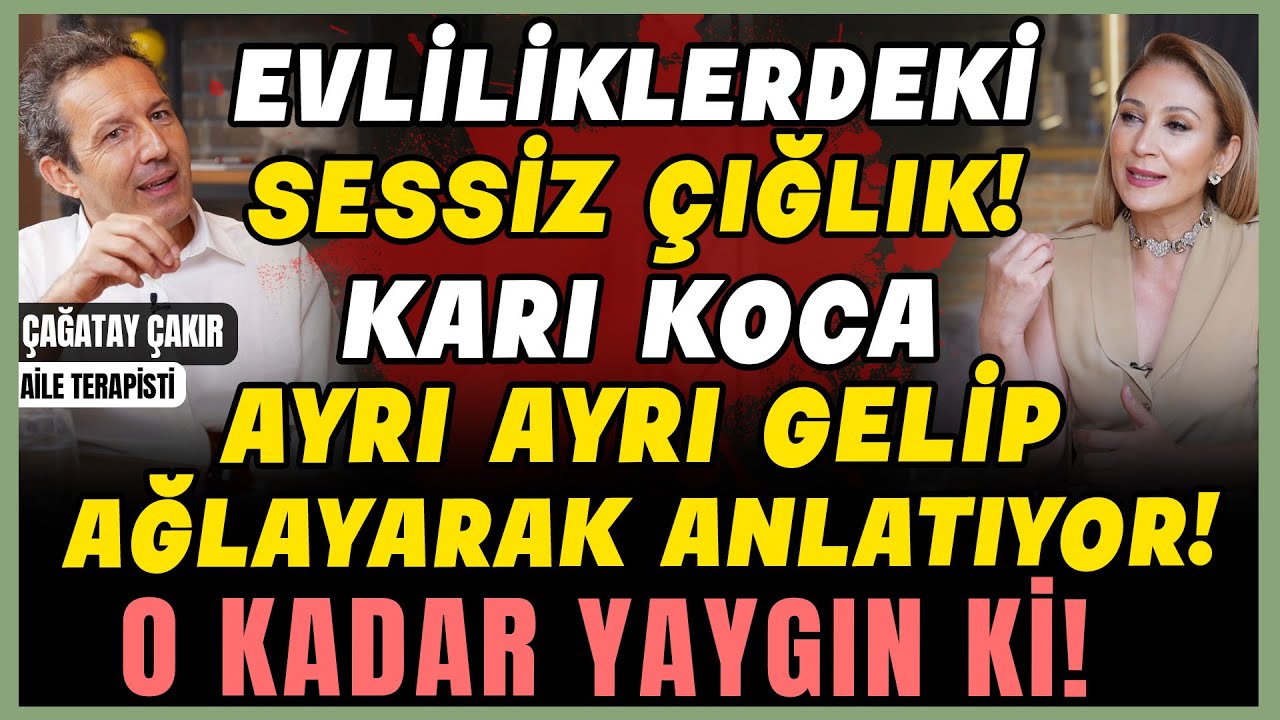 Evliliklerdeki Sessiz &Ccedil;ığlık! Karı Koca Ayrı Ayrı Gelip Ağlayarak Anlatıyor! O Kadar Yaygın Ki!