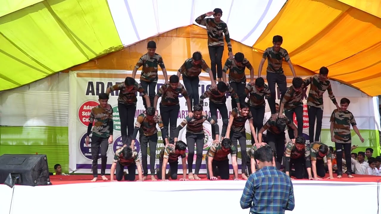 26th January 2023 Pyramid Dance By Adarsh Boys Hostel.