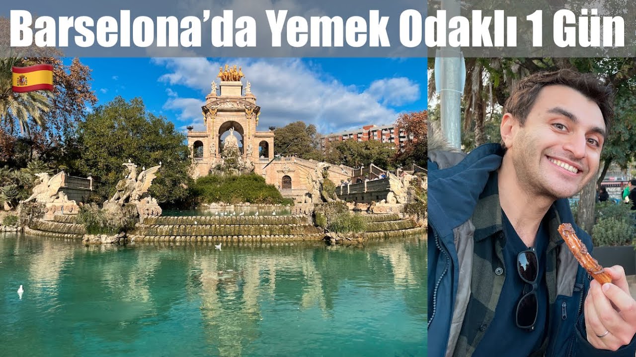 Barselona Sokaklarında Yürürken İspanyol Yemeklerini İnceleyelim | Ne Yenir? Tapas, Paella, Vlog