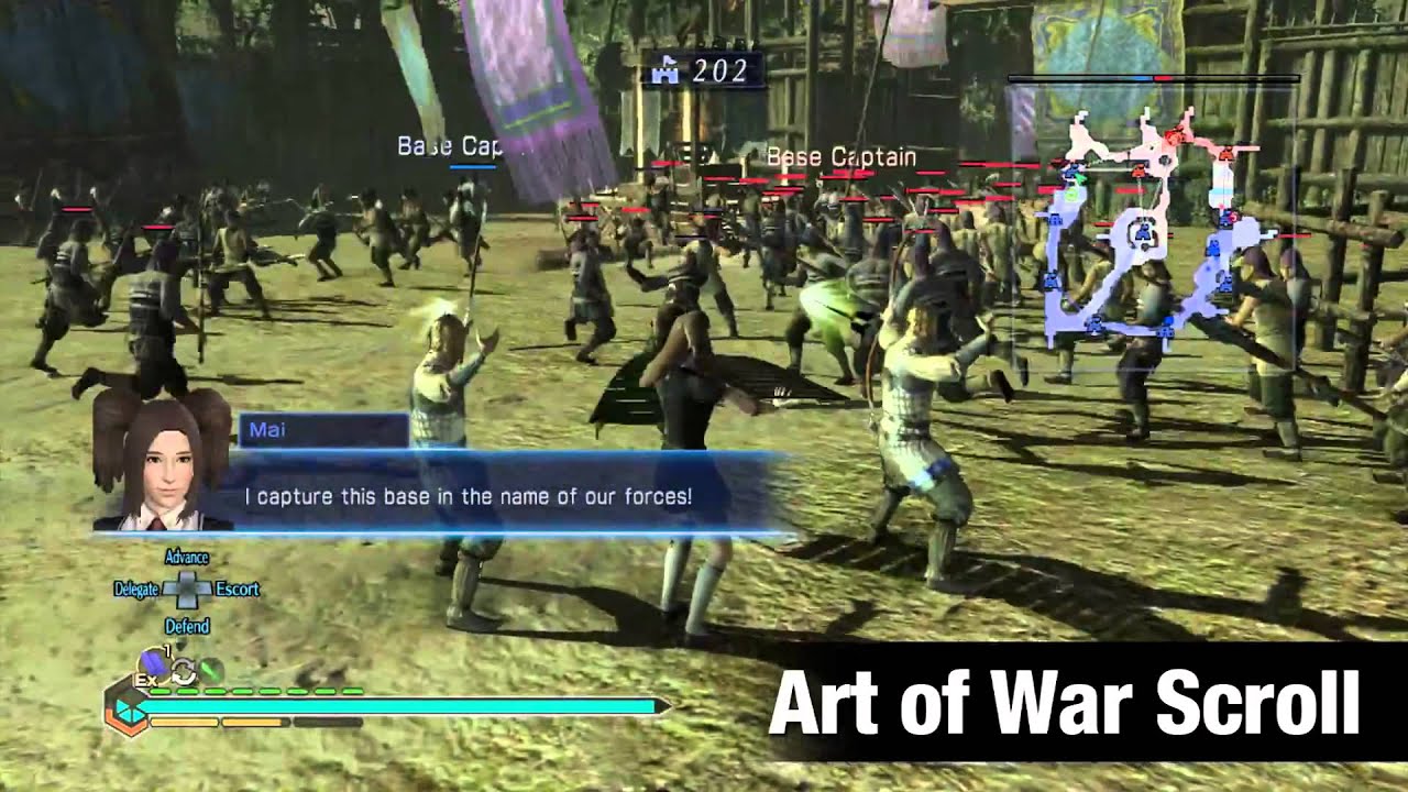 Dynasty Warriors 8 Empires | Art of War Scroll Gameplay