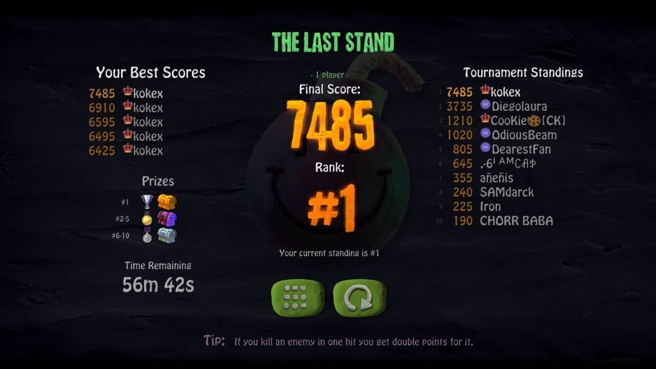 BombSquad | The Last Stand 7485 pts.