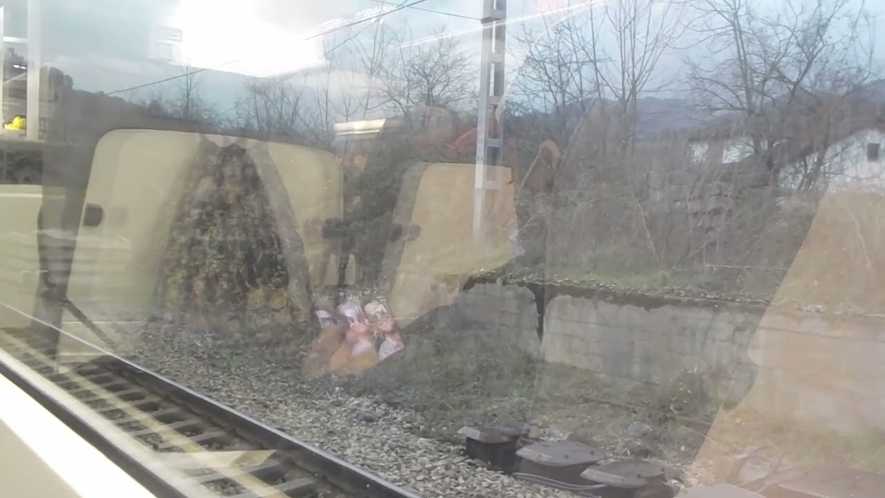 Viaje en renfe 130 desde Pola de Lena hasta Pajares estación