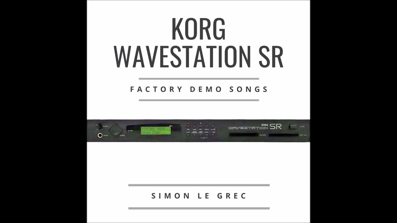 Korg Wavestation SR - Factory Demo Songs
