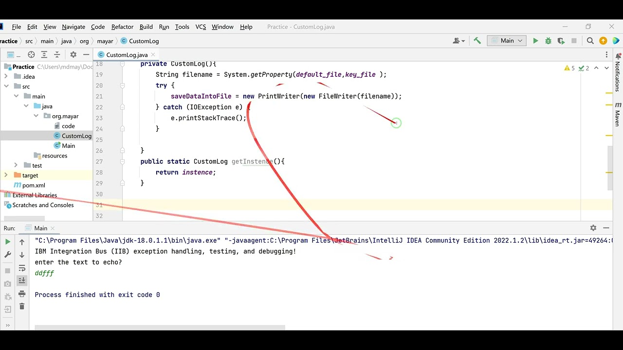 2 Create a Custom Log  in IBM IIB Using a Java Compute Node