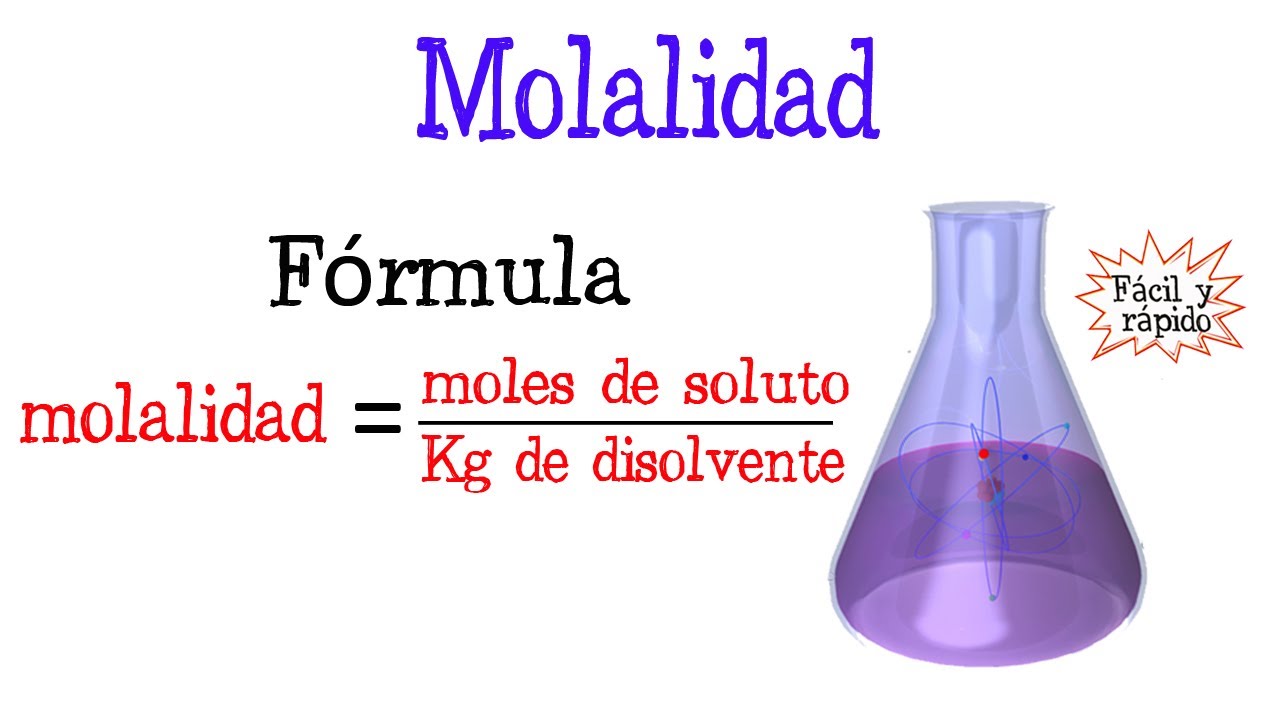 💥 Calcular Molalidad ⚗️ [Fácil y Rápido] | QUÍMICA |